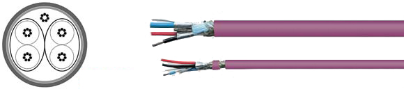Bus Cables, DeviceNet&trade; FRNC, Hi-Tech Controls, Helukabel, RoHS Approved, RoHS Compliant