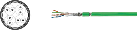 Bus Cables, Industrial Ethernet LAN Cables, 100S, Hi-Tech Controls, Helukabel, RoHS Approved, RoHS Compliant