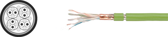 Bus Cables, Industrial Ethernet LAN Cables, 100T, Hi-Tech Controls, Helukabel, RoHS Approved, RoHS Compliant
