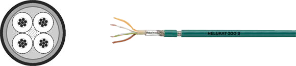 Bus Cables, Industrial Ethernet LAN Cables, 200S, Hi-Tech Controls, Helukabel, RoHS Approved, RoHS Compliant