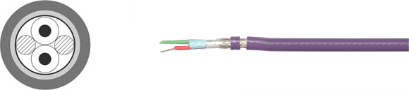 Bus Cables, PROFIBUS L2 UL FT4, Hi-Tech Controls, Helukabel, RoHS Approved, RoHS Compliant