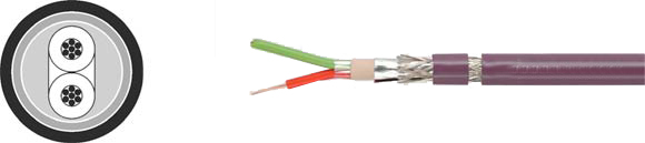 Bus Cables, PROFIBUS SK Drag Chain, Hi-Tech Controls, Helukabel, RoHS Approved, RoHS Compliant