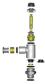 Composite Flow Control Valves NPTF Threads with Pro-Fit&reg; Teflon&reg; Seals
