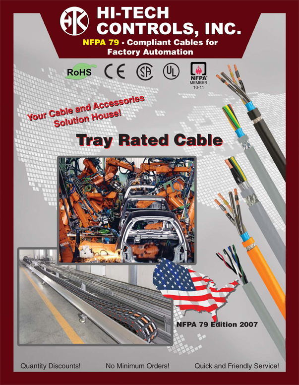 NFPA 79 Tray Control Cable 2