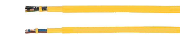 Sealcon, , European   PUR-Yellow, PUR Cable for Humid Areas, Number Coded or Color Coded, PVC-Inner Jacket, Flexible, Abrasion and Coolant Resistant, Control Cable