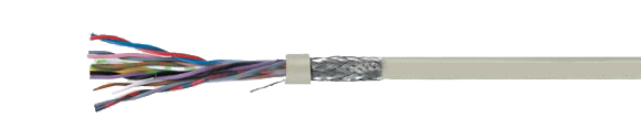 Leitungen TRONIC-CY LiY-CY 3x0,34mm2 abgeschirmt PVC  grau 20057 Mehraderleitung 