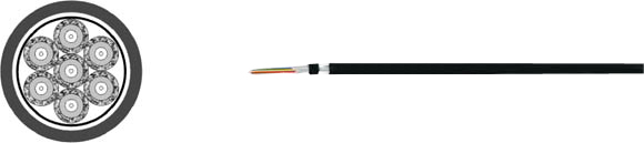 Fiber Optic Indoor/Outdoor Cable, Sealcon, , RoHS Approved, RoHS Compliant