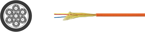 Fiber Optic Mini-Breakout-Cable, Sealcon, , RoHS Approved, RoHS Compliant