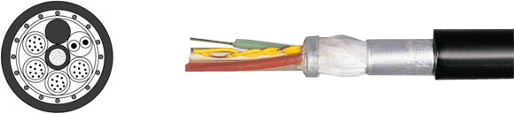 Fiber Optic Outdoor Cable Hybrid, Sealcon, , RoHS Approved, RoHS Compliant