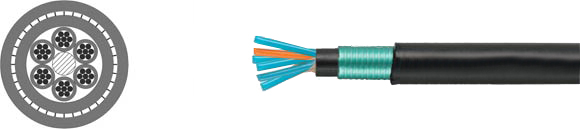 Fiber Optic Outdoor Cable, Sealcon, , RoHS Approved, RoHS Compliant