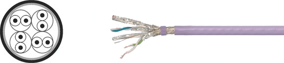 LAN Cable, 10GIGA S-STP solid, Sealcon, , RoHS Approved, RoHS Compliant