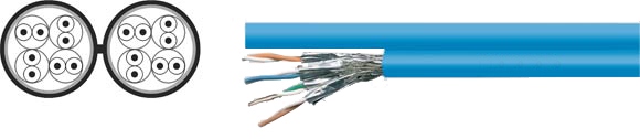 LAN Cable, 1200 S-STP duplex, Sealcon, , RoHS Approved, RoHS Compliant