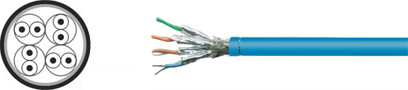 LAN Cable, 1200 S-STP solid, Sealcon, , RoHS Approved, RoHS Compliant