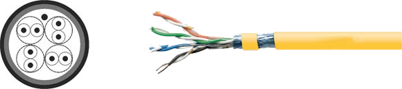 LAN Cable, 155 FTP solid, Sealcon, , RoHS Approved, RoHS Compliant