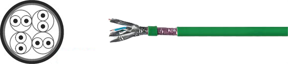 LAN Cable, 450 S-STP solid, Sealcon, , RoHS Approved, RoHS Compliant