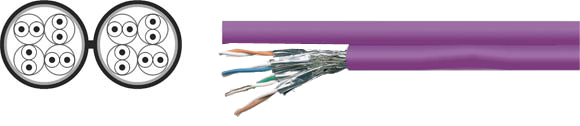 LAN Cable, 600 S-STP duplex, Sealcon, , RoHS Approved, RoHS Compliant