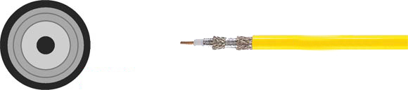 LAN Cable, Ethernet Standard, Cheapernet Cable, Yellow Cable, Transceiver Cable, Sealcon, , RoHS Approved, RoHS Compliant