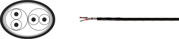 LAN Cable, IVS IBM Standard, IBM P/N 33G2772, IBM P/N 33G8224, IBM P/N 33G2775, Sealcon, , RoHS Approved, RoHS Compliant