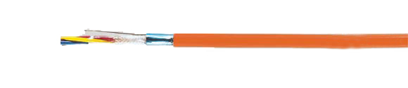 JE-H(St)H Bd FE 180/E 30 to E 90 (orange), halogen-free, RoHS Compliant, RoHS Approved, Sealcon, , Halogen-free Security Cables