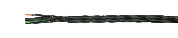Leitungen HELUFLON®-FEP-6Y Line Cu 1x0,25mm2 FEP schwarz 5 m 