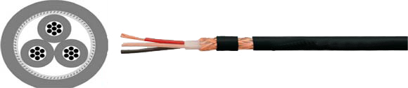 Audio Cables, Audio Cables, Multiconductor, with Braided Shielding, 2x0.26, RoHS Approved, RoHS Compliant, Sealcon, European  