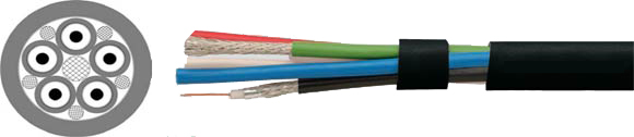 Audio Cables, Digital Audio Cables, AES/EBU Digital Audio Cables, Multiparied, Pairs with Foil Shielding and Overall Foil Shielding, RoHS Approved, RoHS Compliant, Sealcon, European  