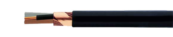 NYCWY power cable, 0.6/1 kV, VDE approved, with concentric copper conductor, RoHS compliant, Medium Voltage Power Cables, Power & Underground Cables, Earth Conductors, Sealcon, European  