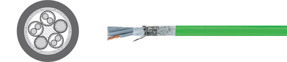 TOPGEBER 501, PVC, flexible feedback cable for fixed installation, RoHS Approved, RoHS Compliant, European  , Sealcon