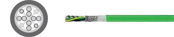 TOPGEBER 510, PUR, high flexible drag chain feedback cable, RoHS Approved, RoHS Compliant, European  , Sealcon