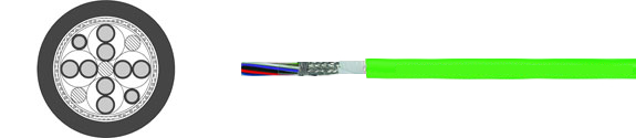 TOPGEBER 510, PUR, high flexible drag chain feedback cable, RoHS Approved, RoHS Compliant, European  , Sealcon