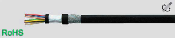 ROBOFLEX 2001/2001-C Robot cables, shielded, EMI preferred type, RoHS Approved, RoHS Compliant, European  , Sealcon