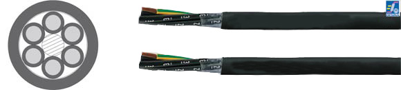 Special Cables, TOPFLEX® 103/143, PVC/PUR, Flexible control cable, 0.6/1 kV, Sealcon, European  