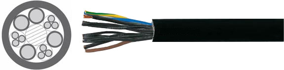 Special Cables, BAULIFTKABEL B101 / B102 / B103 Used for power supply and control of elevators in the construction industry, Sealcon, European  