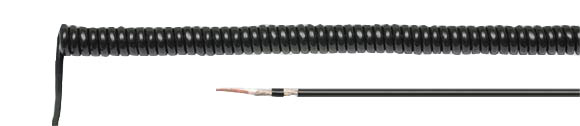 PUR Electronic Spiral Cables - Shielded, RoHS Approved, RoHS Compliant, Sealcon, European  