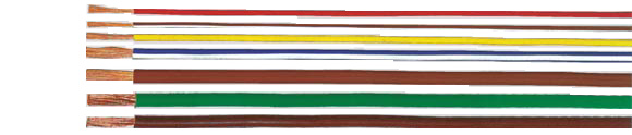 Vehicle Cable FLY one color / two colors (old type FLK), according to DIN ISO 6722, RoHS Approved, RoHS Compliant, Sealcon, European  