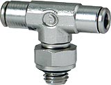 6432 - Micro Fitting - Male Branch Tee Swivel