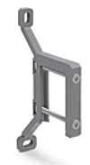 Rapid clamp kit with wall fixing brackets for series MX
