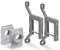 Rapid Clamps Kit with Wall Fixing Brackets & Flanges 