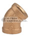 129, 45� Female Elbow Brass Casting