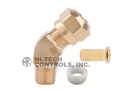 Edelmann 429520 Brass Compression/Pipe Shut-Off Cock 5/16 tube X 1/8 Male NPT 