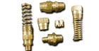 Brass reusable air brake fittings