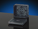 KF 5060, from 10 AWG 3 phase, 8 AWG 1 phase, without Terminals Blocks, Black RAL 9011, Dimensions:(W) 5.5"(139) x (H) 4.7"(119) x (D) 2.8"(70)