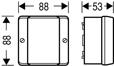KF 9025 Gray Cable Junction Box | Hi-Tech Controls