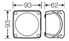 KF 0200 H, Liquid Tight Polystyrene Enclosures (Indoor/Outdoor Installations): Smooth Wall (No Knock-Outs)