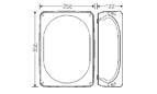 KF 5000 B Dimensions