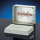 KF 9355 - Polycarbonate Indoor/Outdoor Enclosures w/ Metric Knockouts & Terminal Block