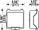 KG 9003, Empty Enclosures, Polycarbonate Enclosures, IP 65, RAL 7035