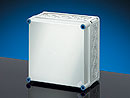 Mi 0201, Housing/Lid: Polycarbonate (Opaque), Type NEMA 4x, (IP65) Useable Space: (W) 10.83"(275) x (H) 10.83"(275) x (D) 5.75" (146) mm, Opaque Lid