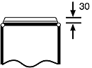 Mi FP 38, Flange, Cable Entry with Elastic Membranes, with sealing and fastening wedges