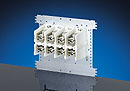 Mi VE 120, Terminals for Incoming Cables, 120 mm², 4-pole, on a Mounting plate